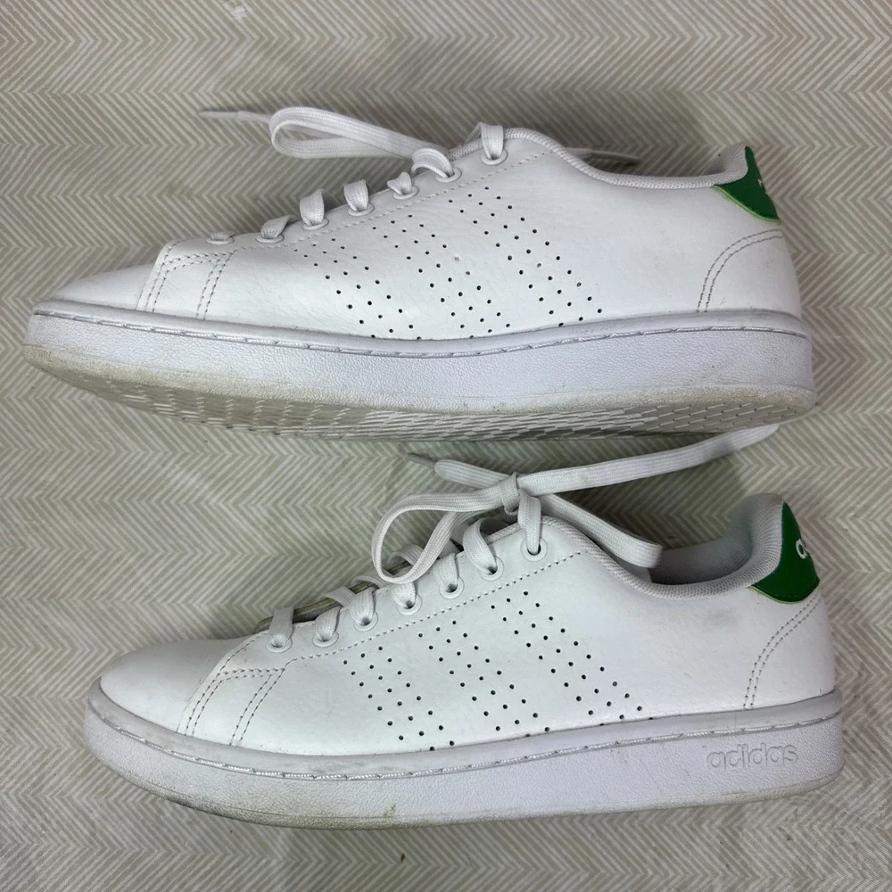 Adidas Cloudfoam Running  Sneaker Women's 8.5 Shoes HWI 28Y001‎ White & Green